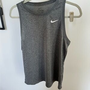 Nike Women's Heather Gray Muscle Tee